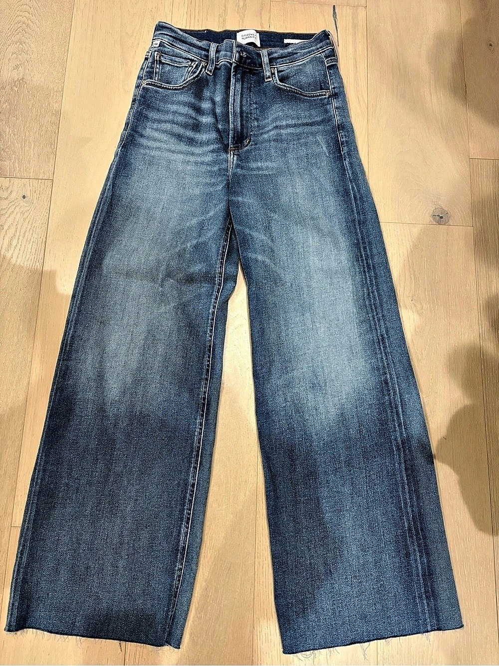 Citizens of Humanity Denim Lyra style Wide Leg Denim Jeans Waist 24